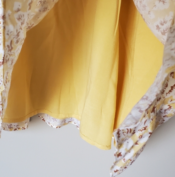 Abercrombie & Fitch Yellow Mini Dress - Picture 5 of 13
